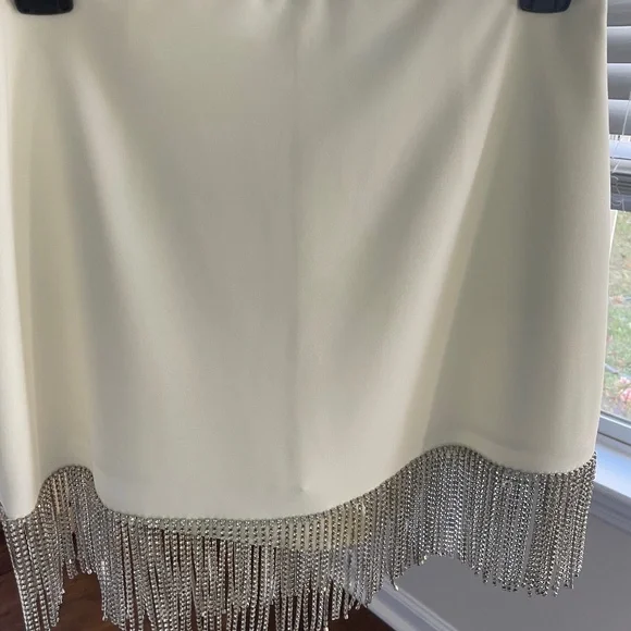 Gianni Bini Dixie Rhinestone Fringe skirt - Picture 2 of 5